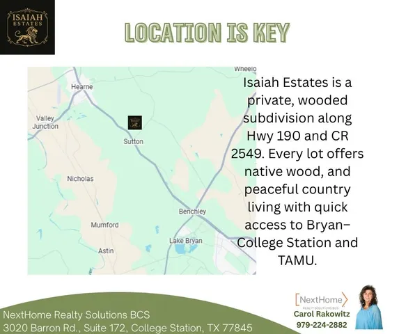 $69,900 | 0 Isaiah Estates, Bryan, TX 77808