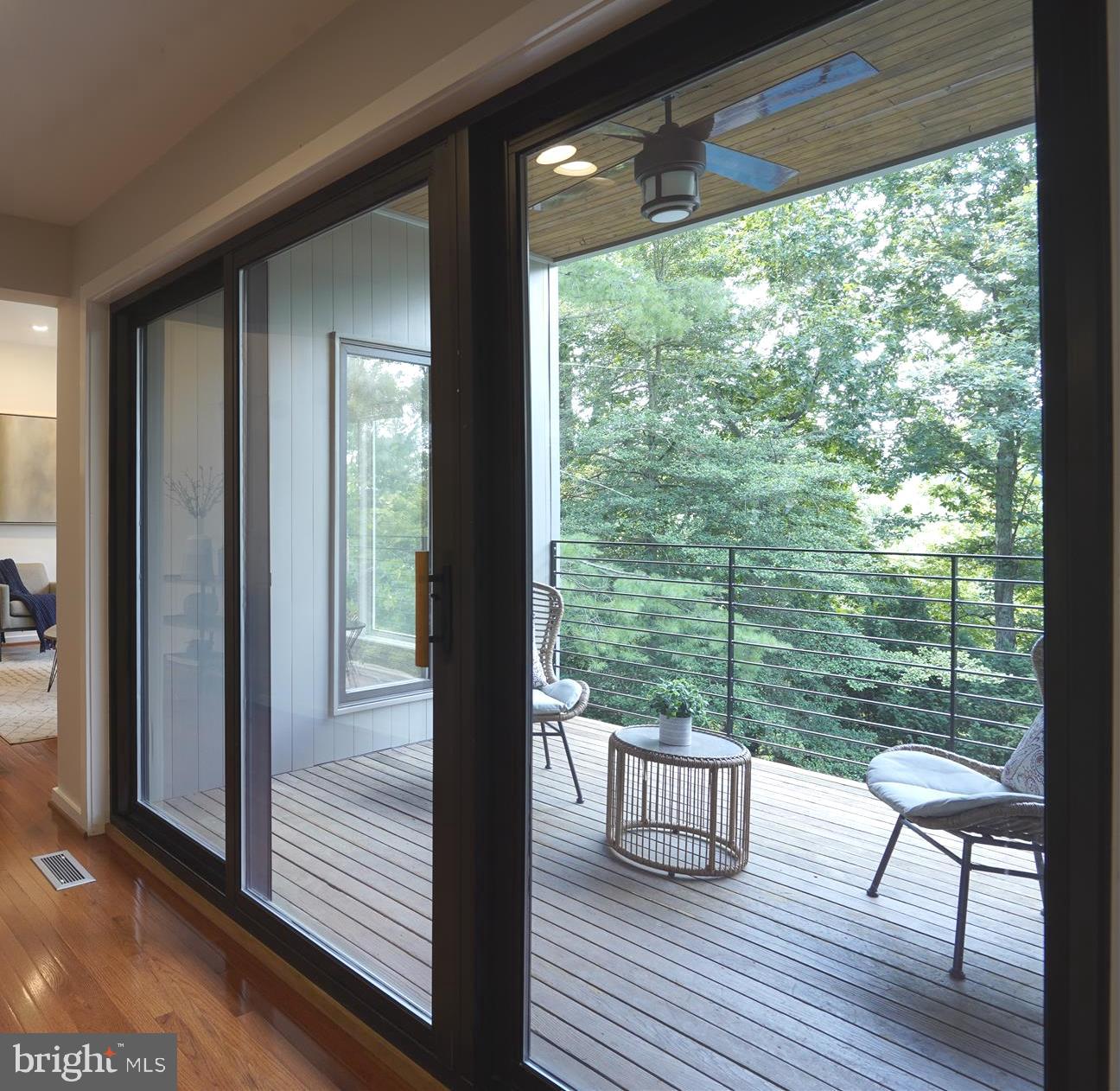 6424 Ridge Drive Bethesda, MD 20816 - Photo 22 of 69 Glass Doors opening to the Balcony