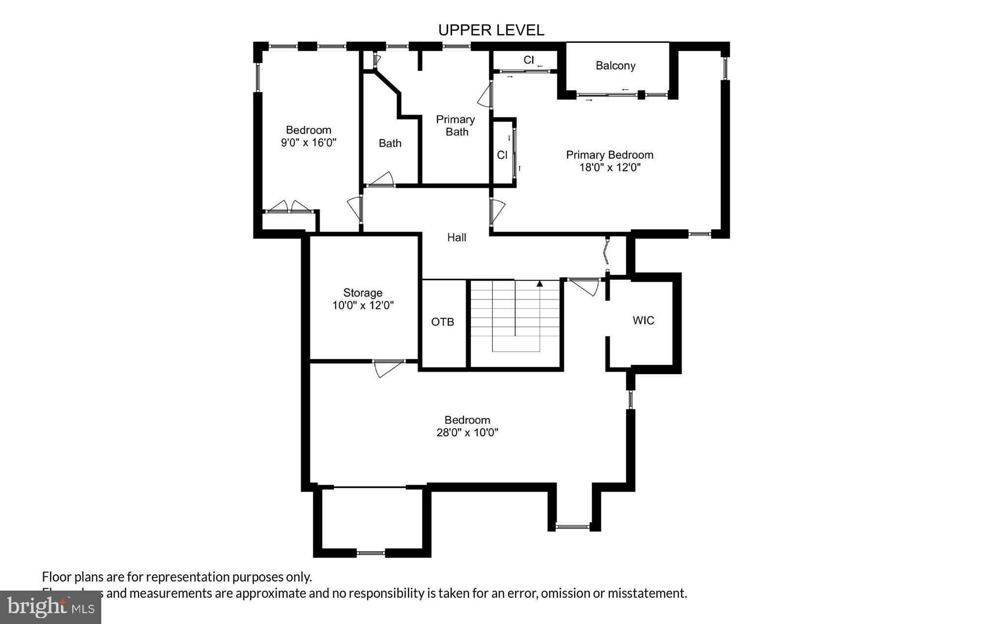 6424 Ridge Drive Bethesda, MD 20816 - Photo 68 of 69 Upper Level Floor Plan