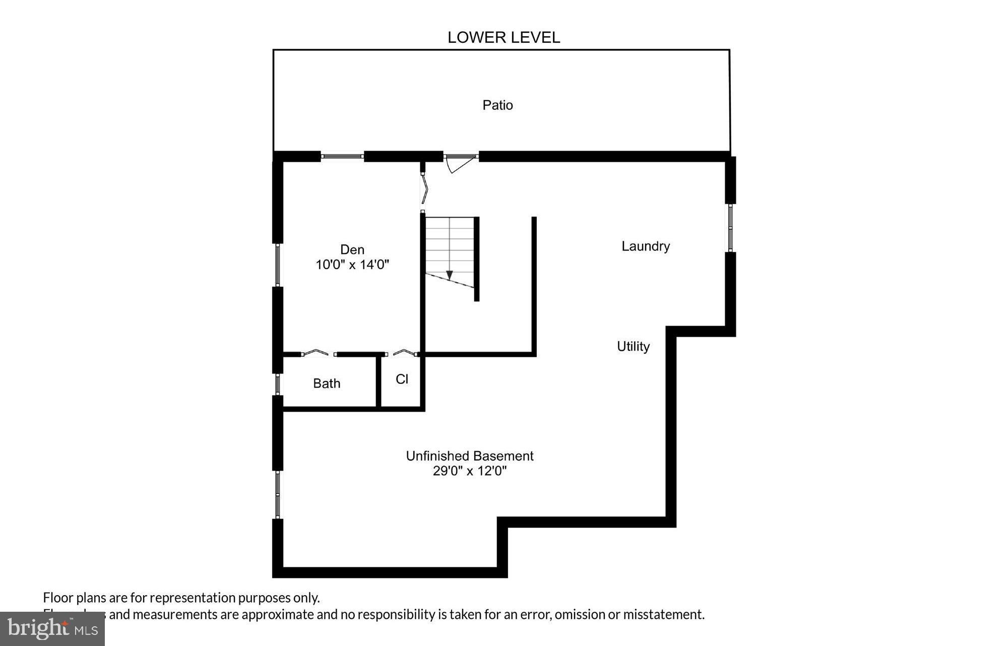 6424 Ridge Drive Bethesda, MD 20816 - Photo 69 of 69 Lower Level Floor Plan