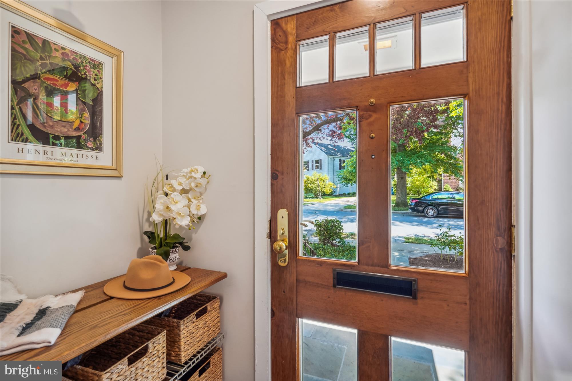6424 Ridge Drive Bethesda, MD 20816 - Photo 7 of 69 Welcoming Foyer Entry with hardwood flooring