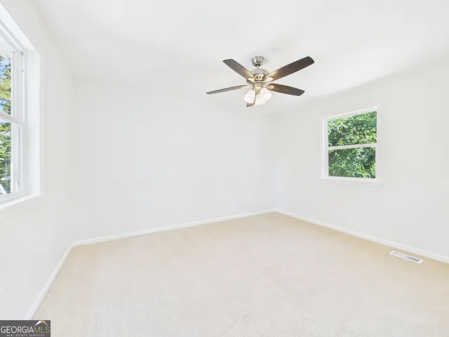 a view of an empty room