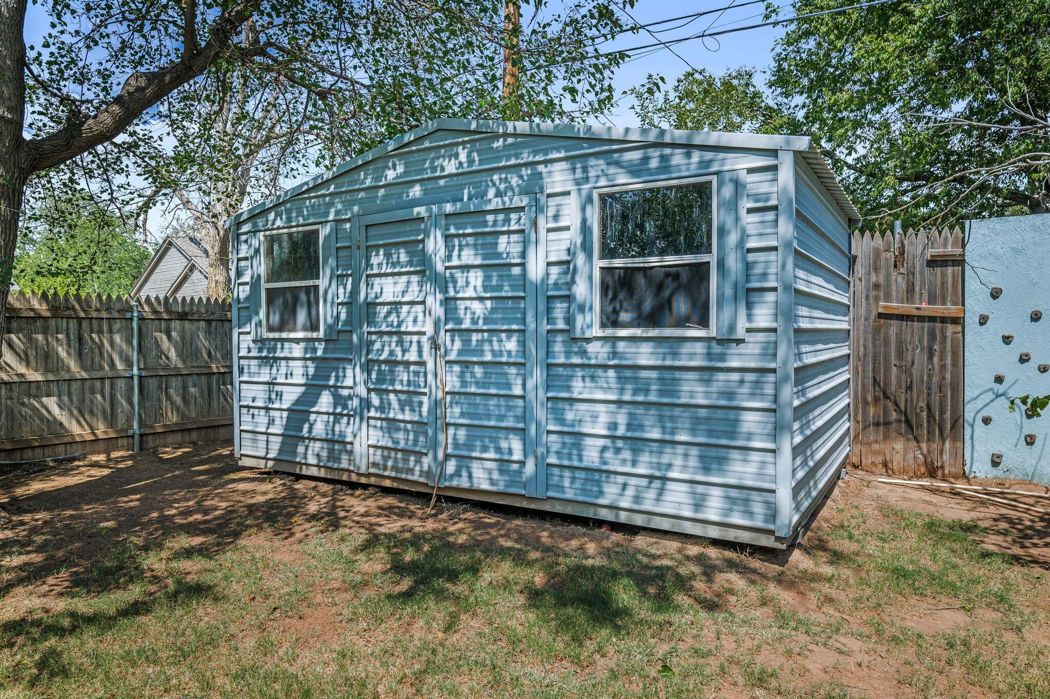 201 Arch Terrace Amarillo, TX 79106 - Photo 17 of 18 STORAGE BUILDING