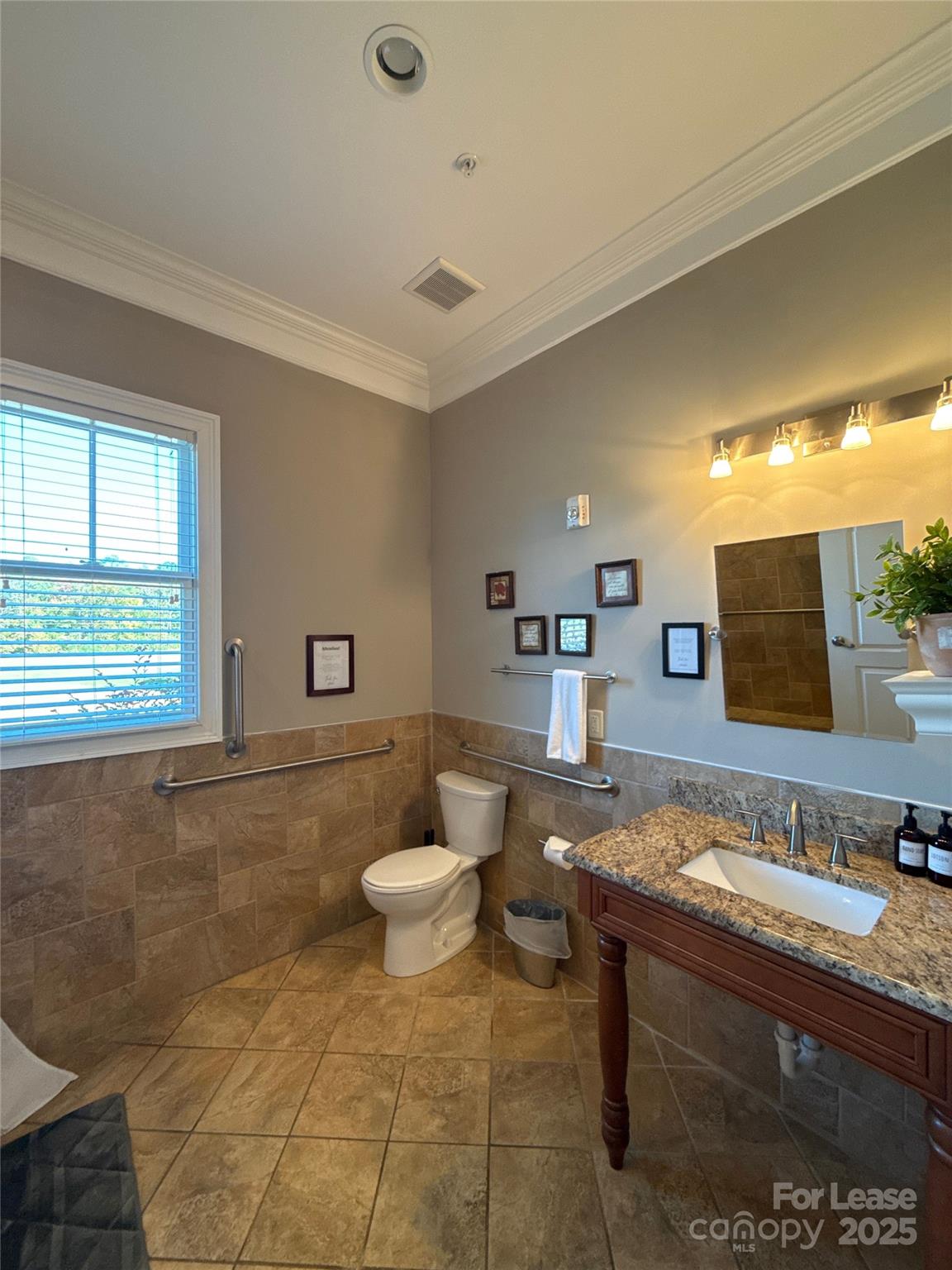 13931 Thompson Road Charlotte, NC 28227 - Photo 22 of 41 a bathroom with a granite countertop sink and a mirror