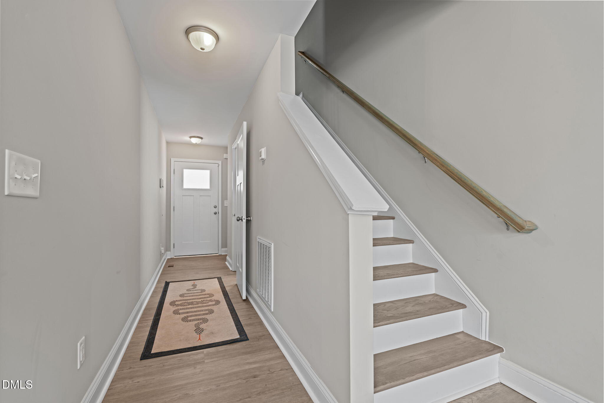 904 Allstar Avenue Cameron, NC 28326 - Photo 7 of 34 a view of staircase with white walls and white walls