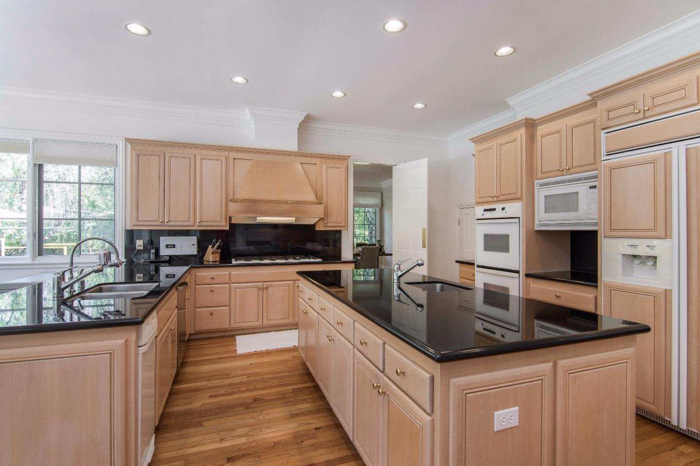 37 Valley Road Atherton, CA 94027 - Photo 11 of 26 a kitchen with granite countertop a sink and counter space