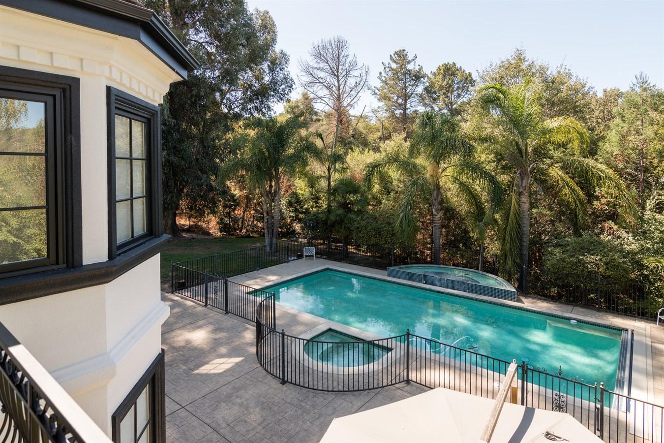 37 Valley Road Atherton, CA 94027 - Photo 24 of 26 a view of a backyard with sitting area