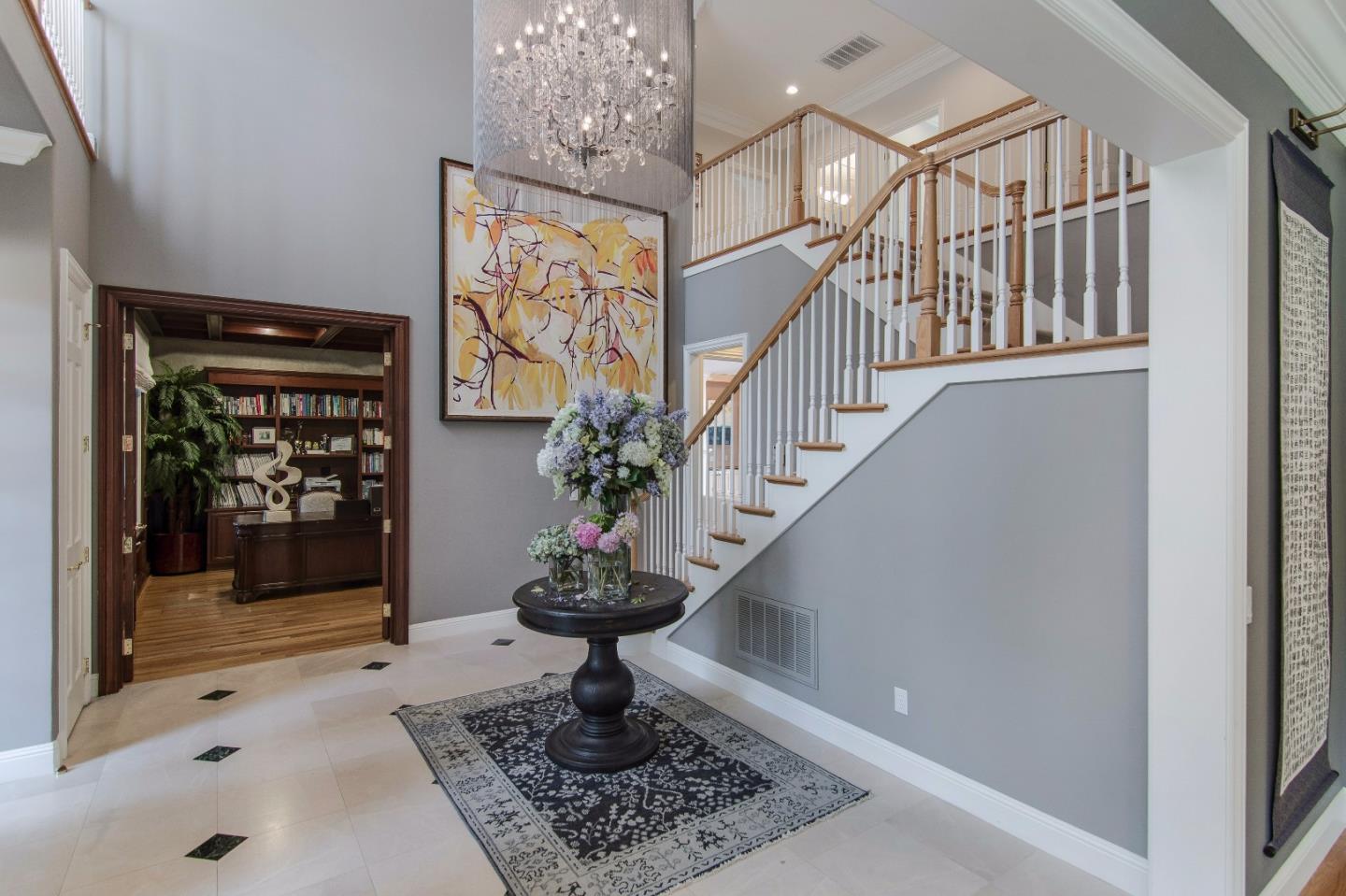 37 Valley Road Atherton, CA 94027 - Photo 3 of 26 a view of entryway livingroom and hallway