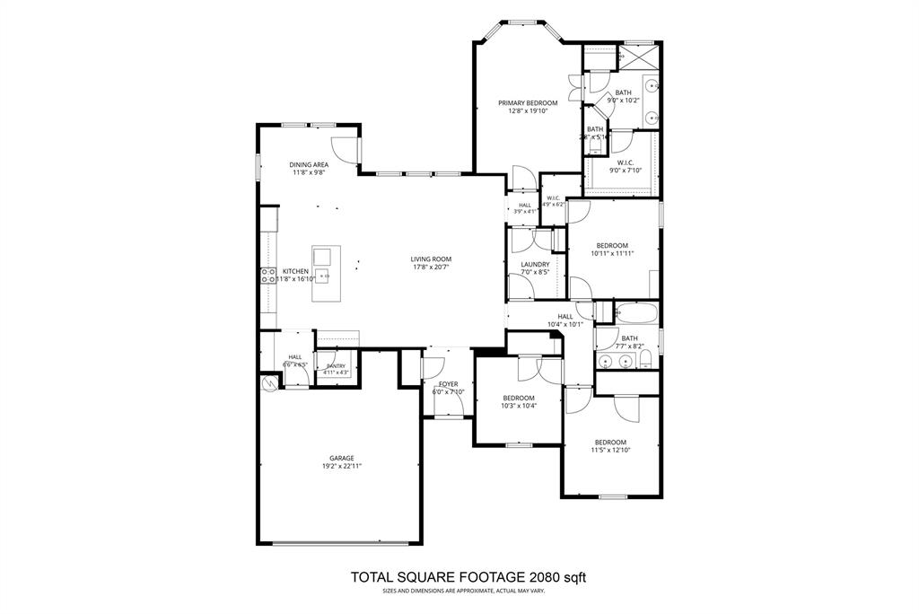915 Timber Ridge Drive Justin, TX 76247 - Photo 39 of 39 Floor plan