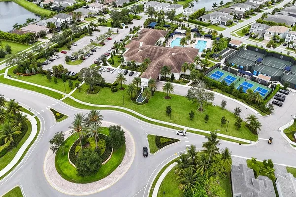 a view of outdoor space with swimming pool and lounge chair