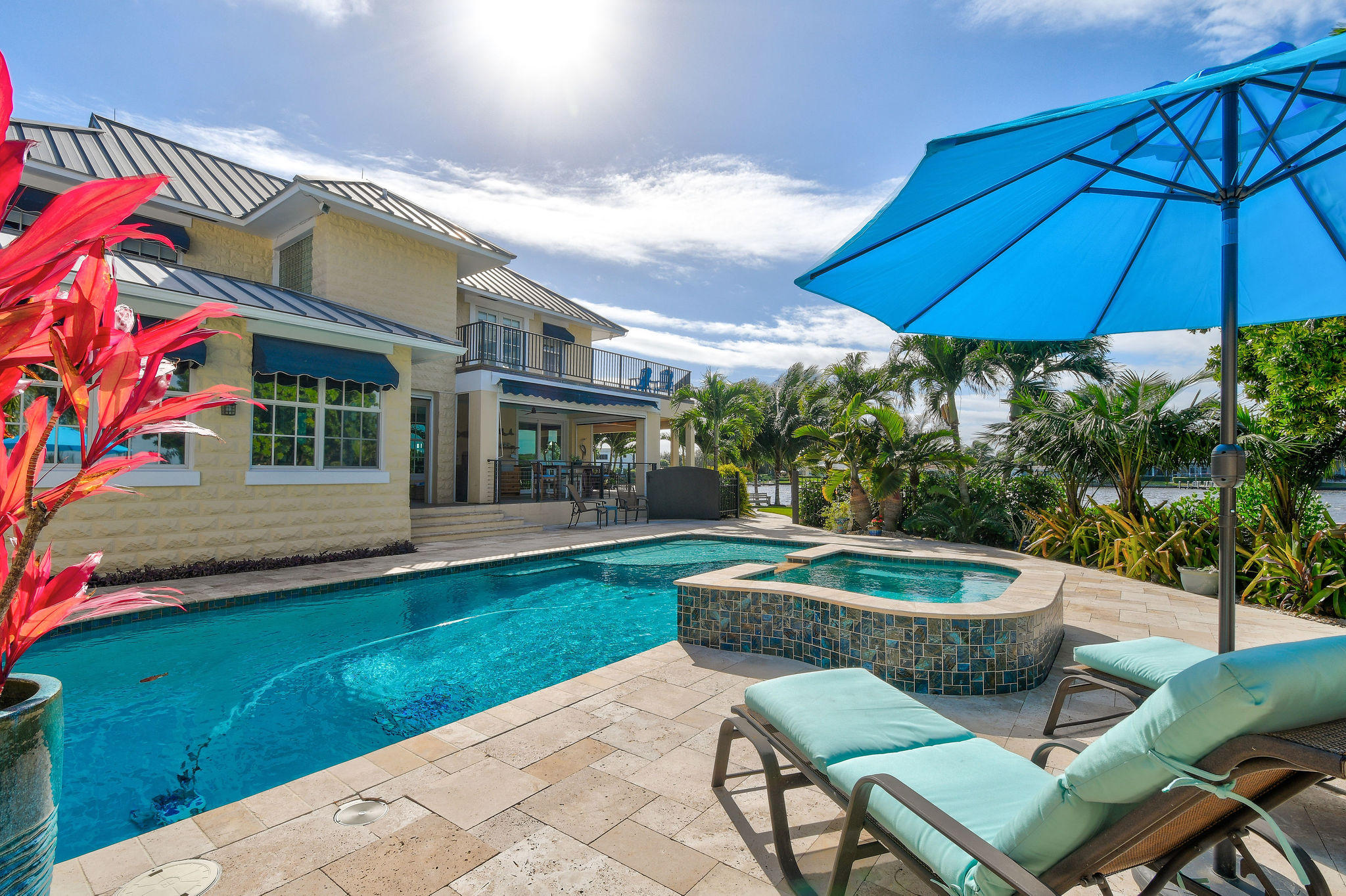 4980 County Line Road Tequesta, FL 33469 - Photo 35 of 56 Courtyard Pool