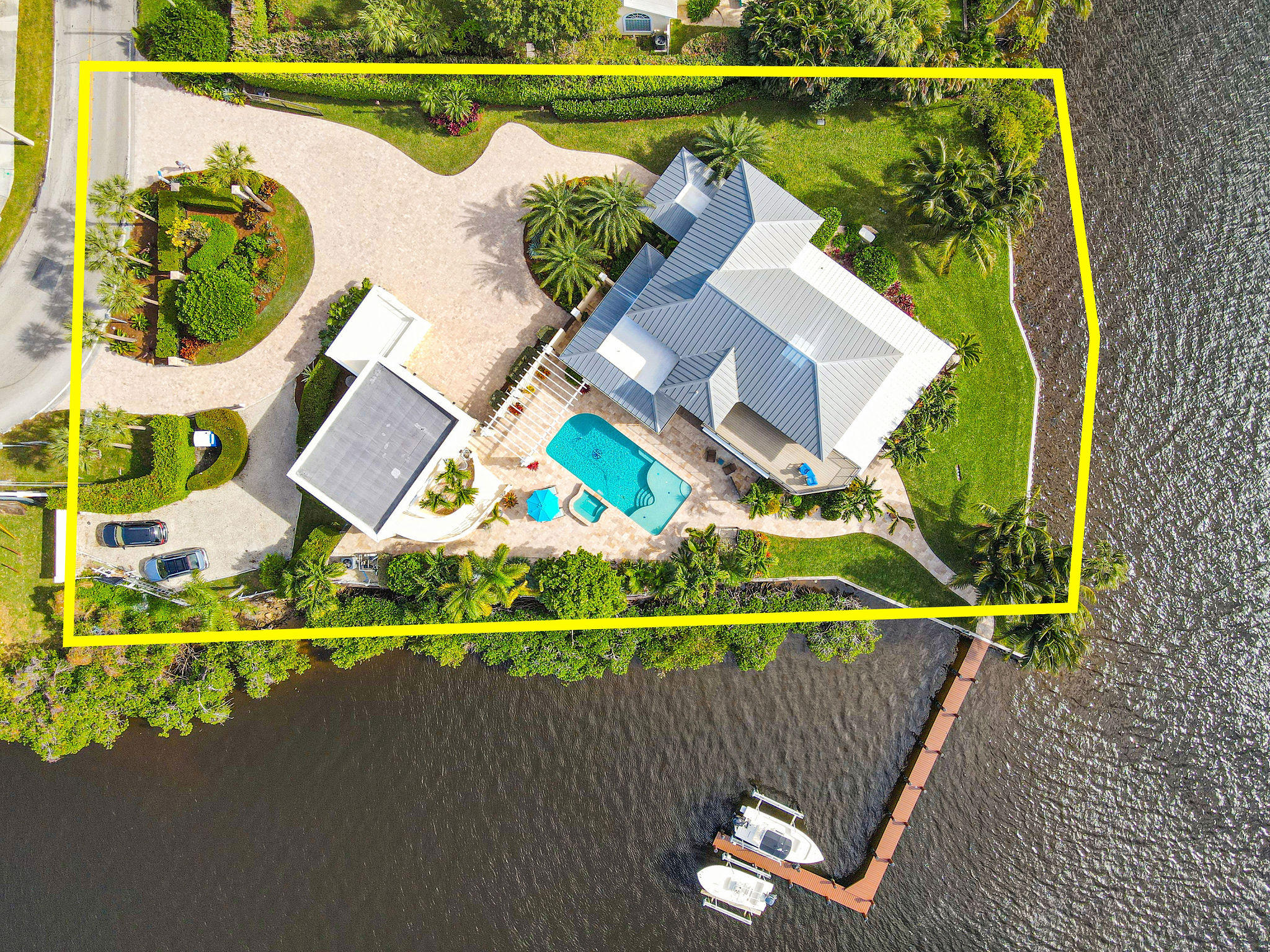 4980 County Line Road Tequesta, FL 33469 - Photo 4 of 56 4980CountyLineRoadAerial_22_marked