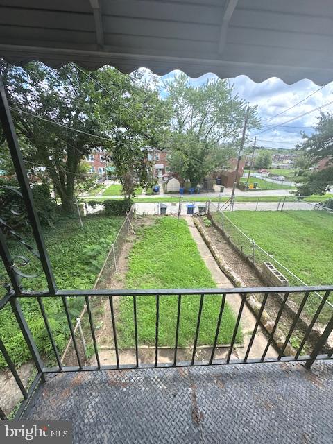 3582 Dudley Avenue Baltimore, MD 21213 - Photo 13 of 13 a view of a backyard with a garden and plants