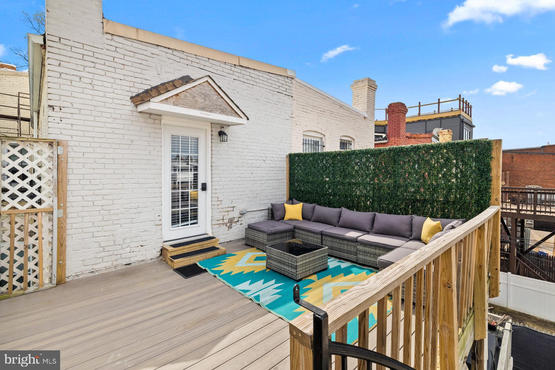 59 Rhode Island Avenue Northwest, Unit 4 Washington, DC 20001 - Photo 37 of 48 Deck with View