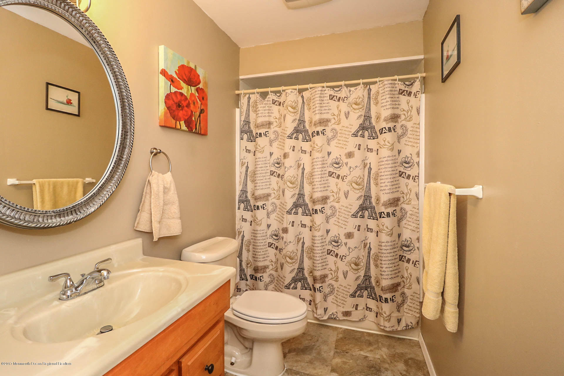 349 Middle Road Hazlet, NJ 07730 - Photo 25 of 38 a bathroom with a sink and a mirror