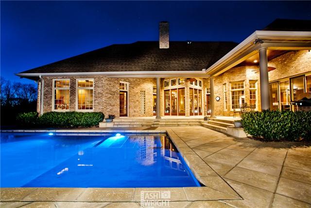 8317 Guthrie Road Cross Plains, TN 37049 - Photo 2 of 20 Pool, Patio, and Porches surround the back of the house