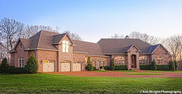 8317 Guthrie Road Cross Plains, TN 37049 - Photo 3 of 20 Front Elevation with brick and limestone facade