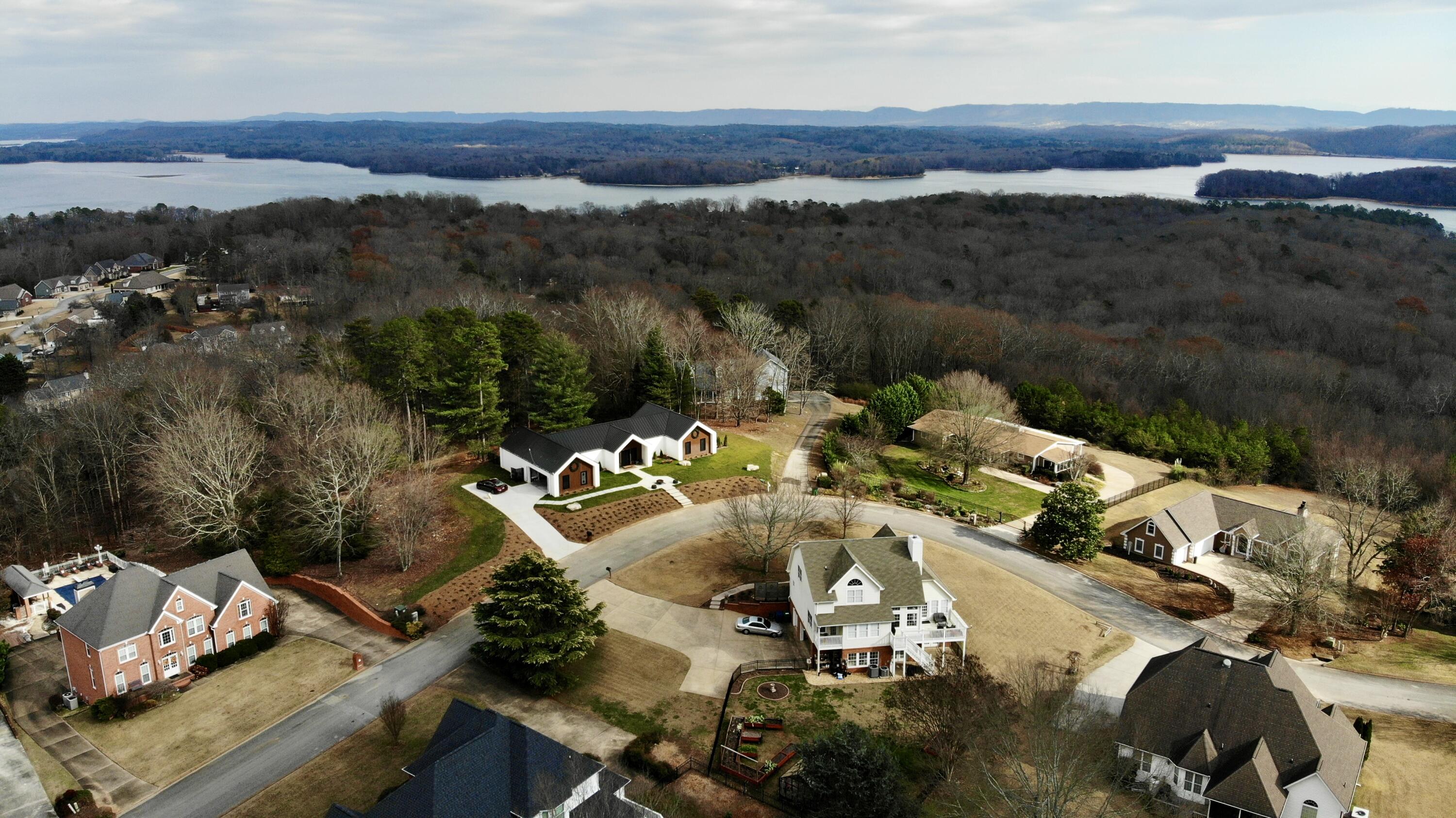 2600 Brown Ridge Lane Hixson, TN 37343 - Photo 50 of 50 Overhead view of lake