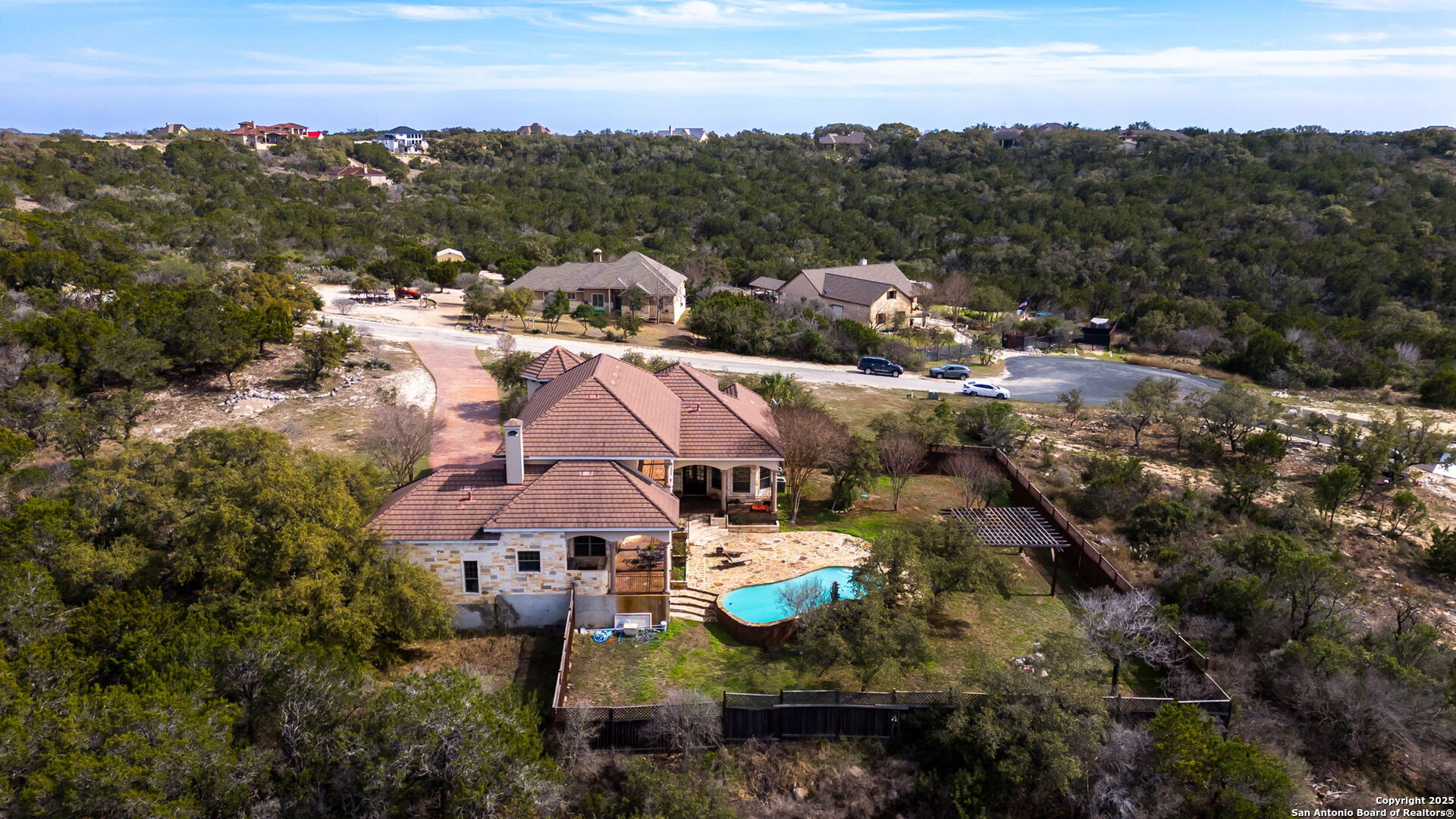 192 County Road 2812 Mico, TX 78056 - Photo 42 of 47 an aerial view of multiple house