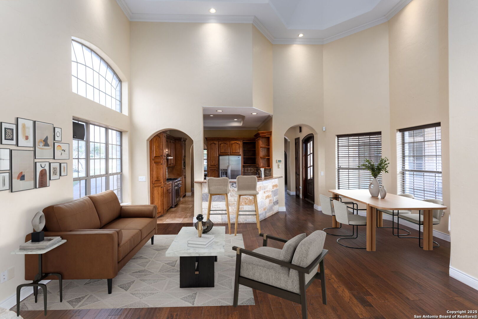 192 County Road 2812 Mico, TX 78056 - Photo 44 of 47 a living room with furniture fireplace and wooden floor