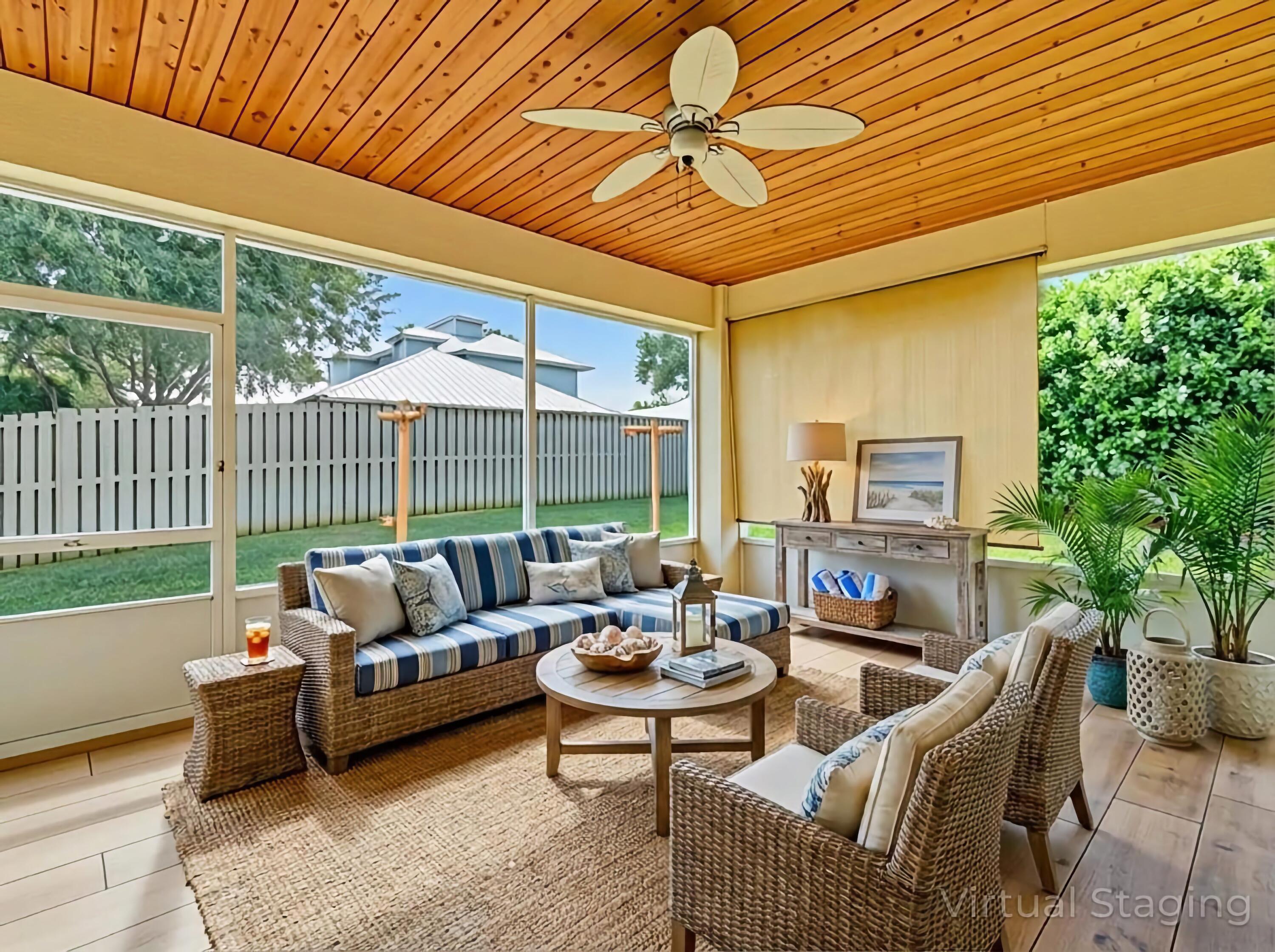 9322 Southeast Athena Street Hobe Sound, FL 33455 - Photo 29 of 68 a living room with furniture and a large window