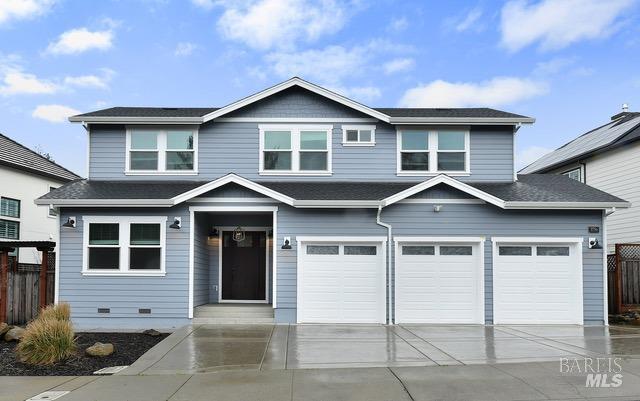 3756 Repton Way Santa Rosa, CA 95404 - Photo 1 of 1 a front view of a house with a garage