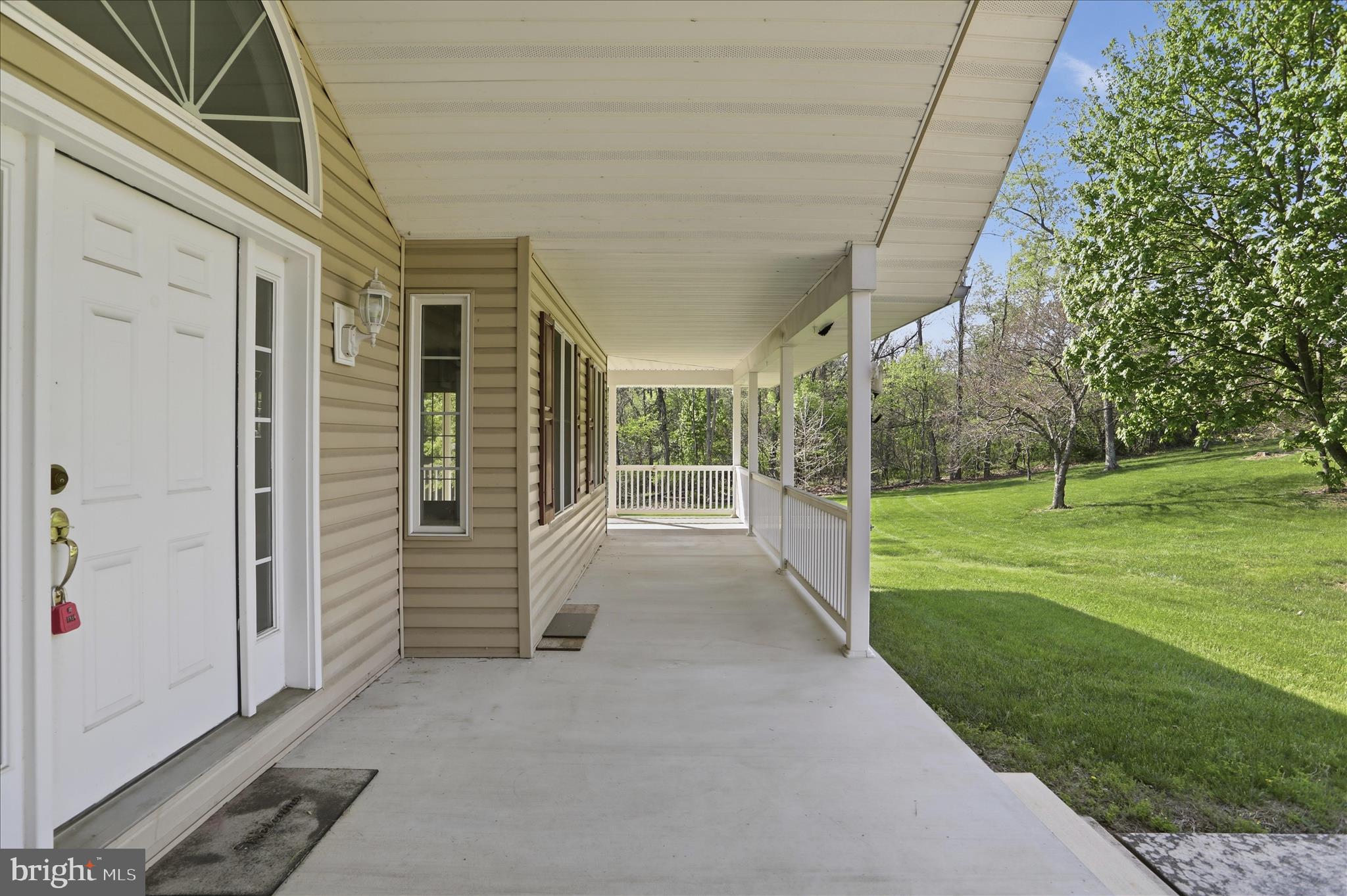 13605 McKenzie Tower Road Southwest Cumberland, MD 21502 - Photo 47 of 63 a view of a porch with a backyard