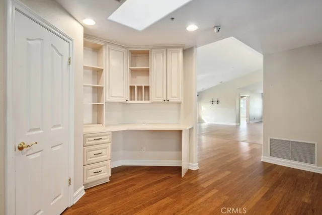 wooden floor in an empty room
