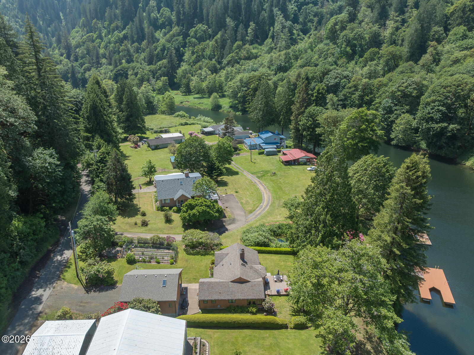 664 Little Switzerland Road Tidewater, OR 97390 - Photo 62 of 68 Aerial