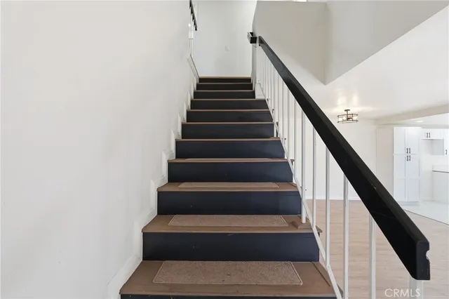 a view of a hallway with a elevator