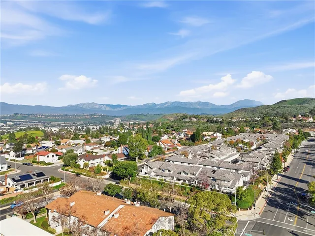 an aerial view of residential building with outdoor space