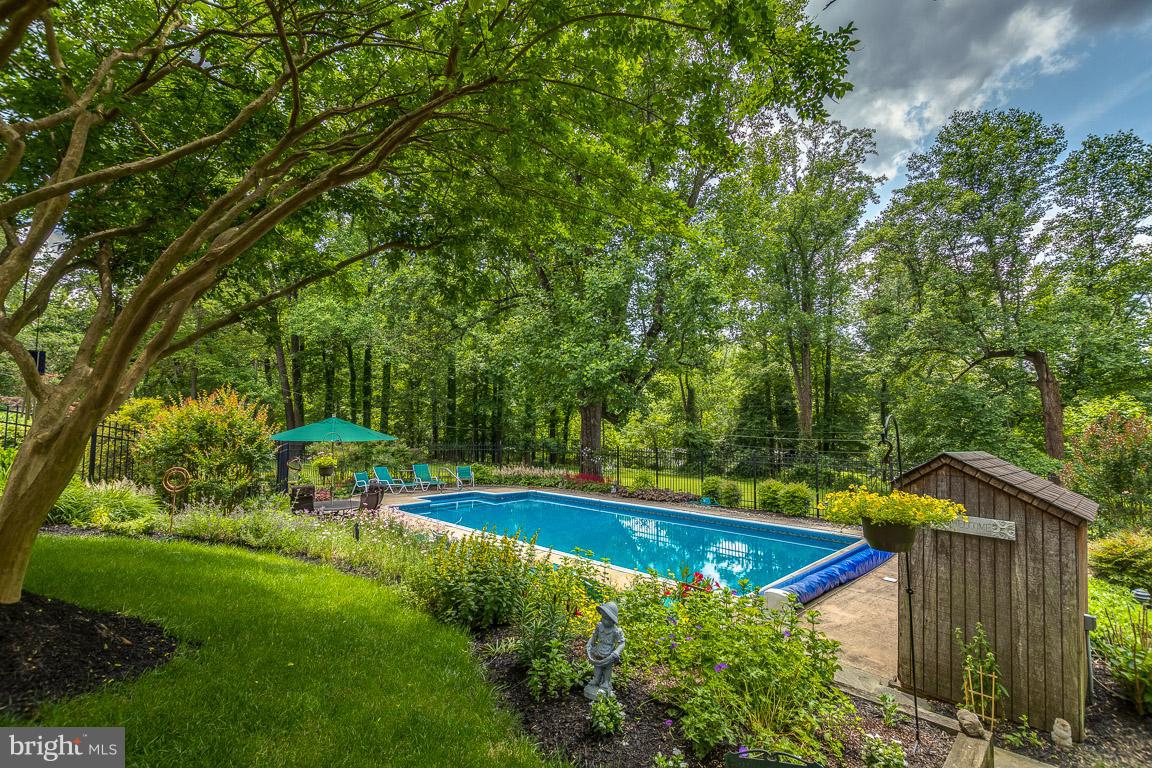 1314 Milldam Road Baltimore, MD 21286 - Photo 29 of 35 Beauitful landscaping surrounds Pool in Summer.