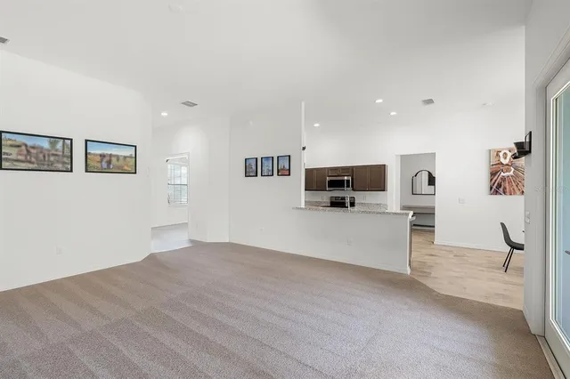 a view of a living room