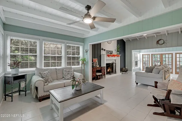 a view of a green field