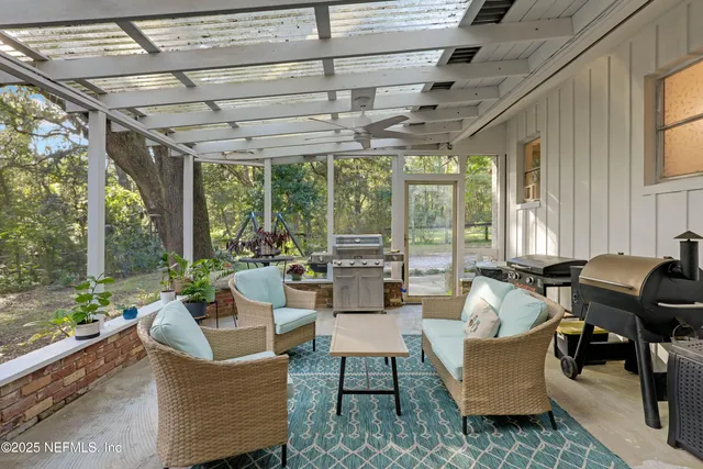 a view of outdoor space with trees