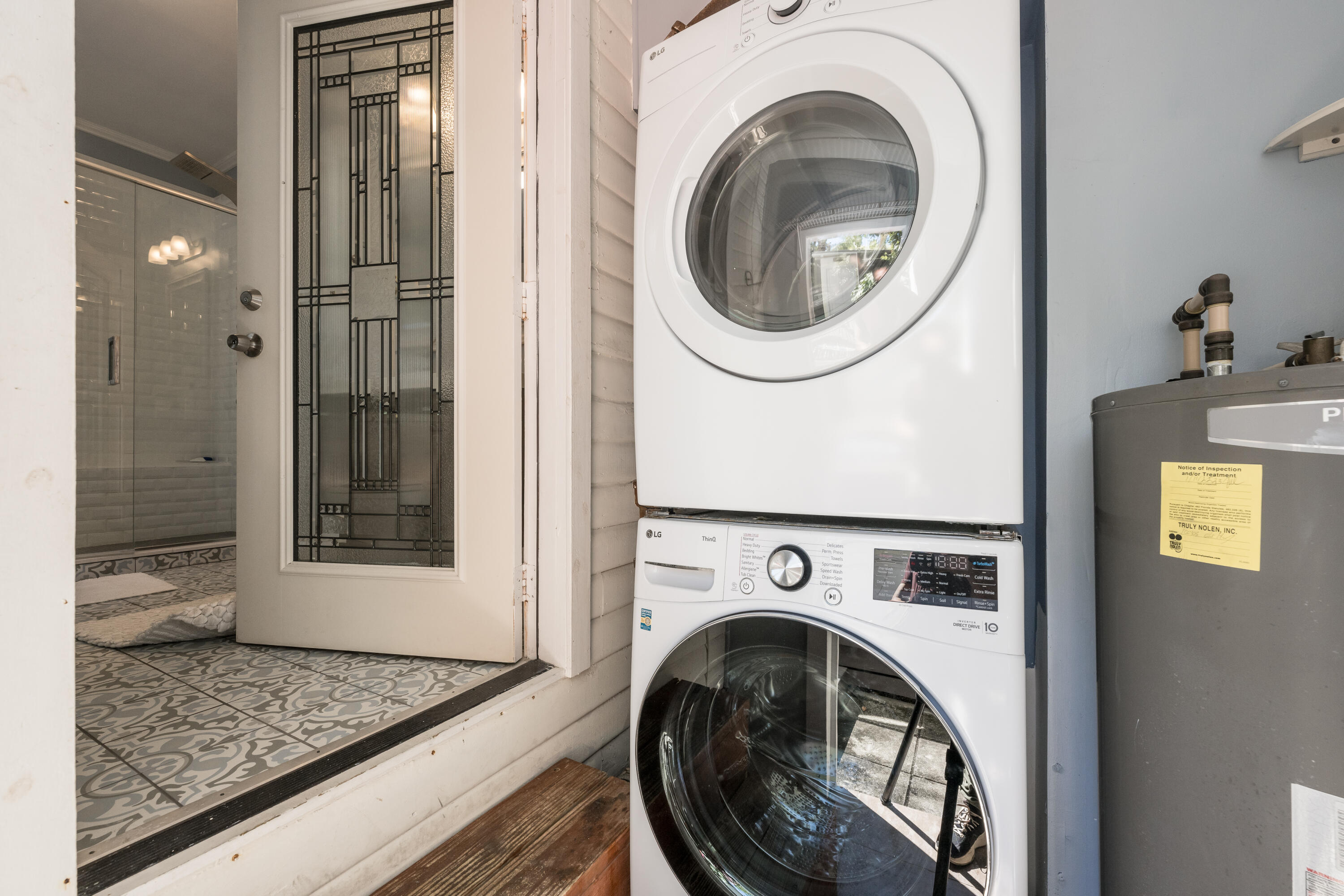 1416 Catherine Street Key West, FL 33040 - Photo 18 of 53 a view of a hallway with washer and dryer