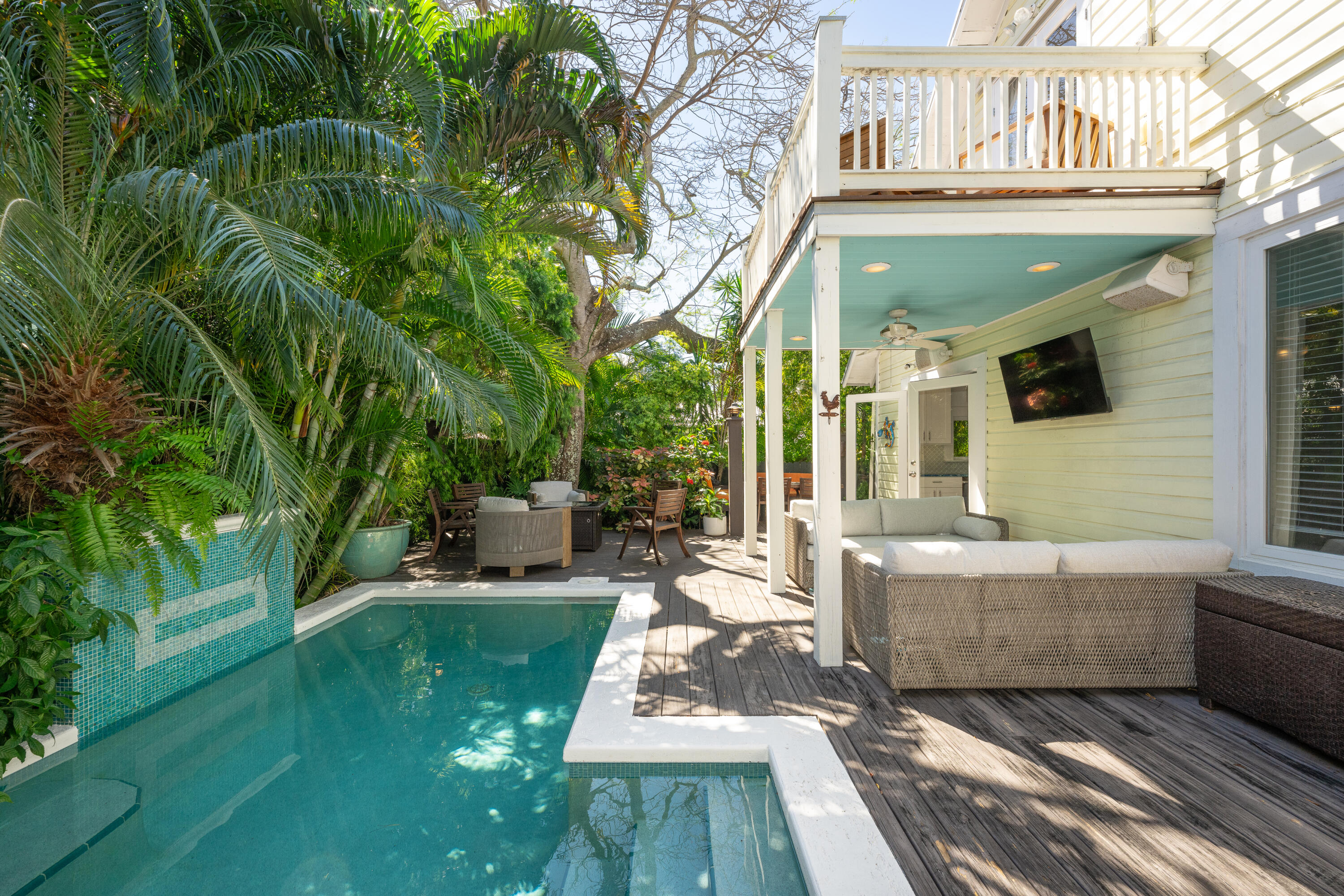 1416 Catherine Street Key West, FL 33040 - Photo 26 of 53 a view of a house with backyard and sitting area