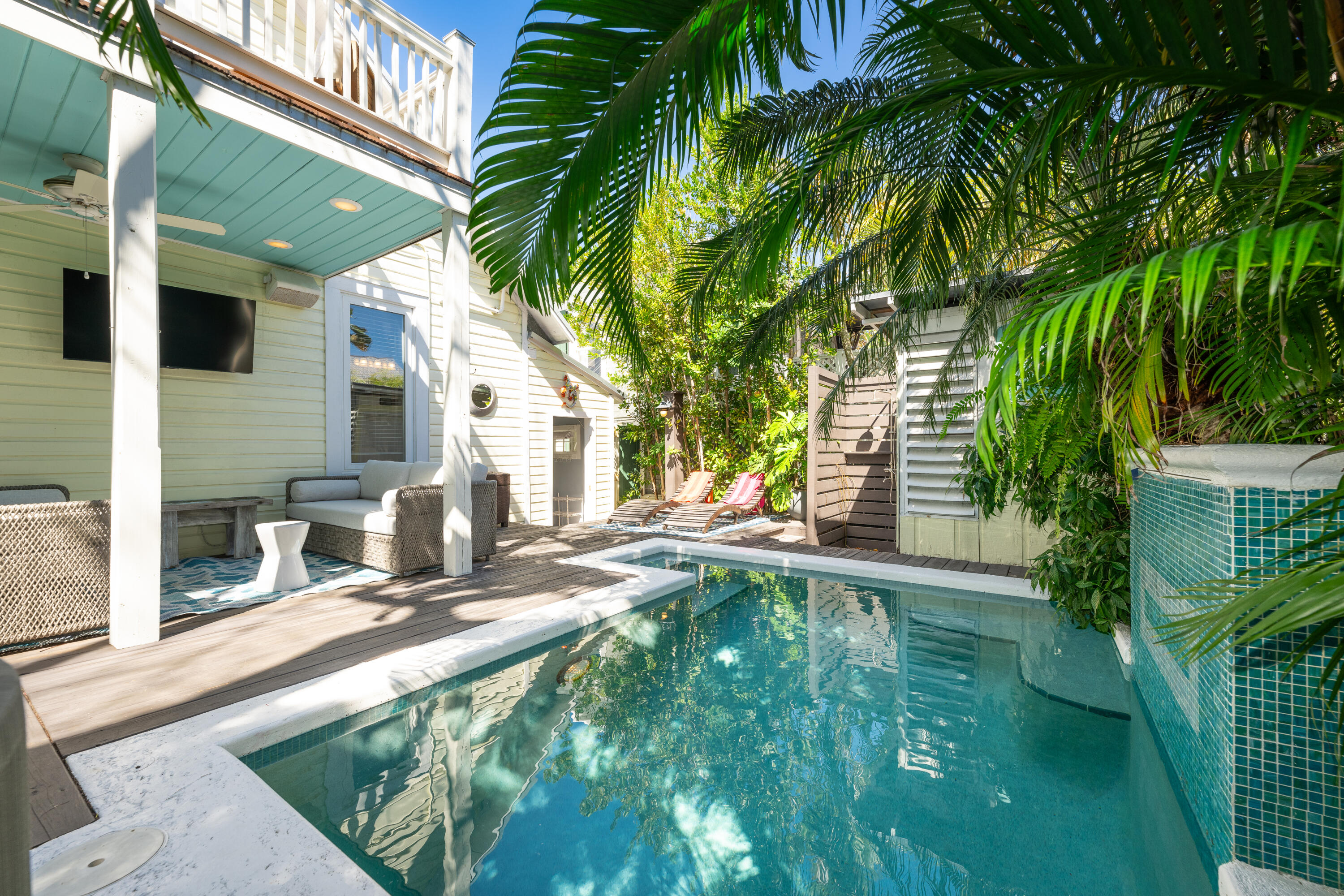 1416 Catherine Street Key West, FL 33040 - Photo 37 of 53 a view of backyard of house with green space