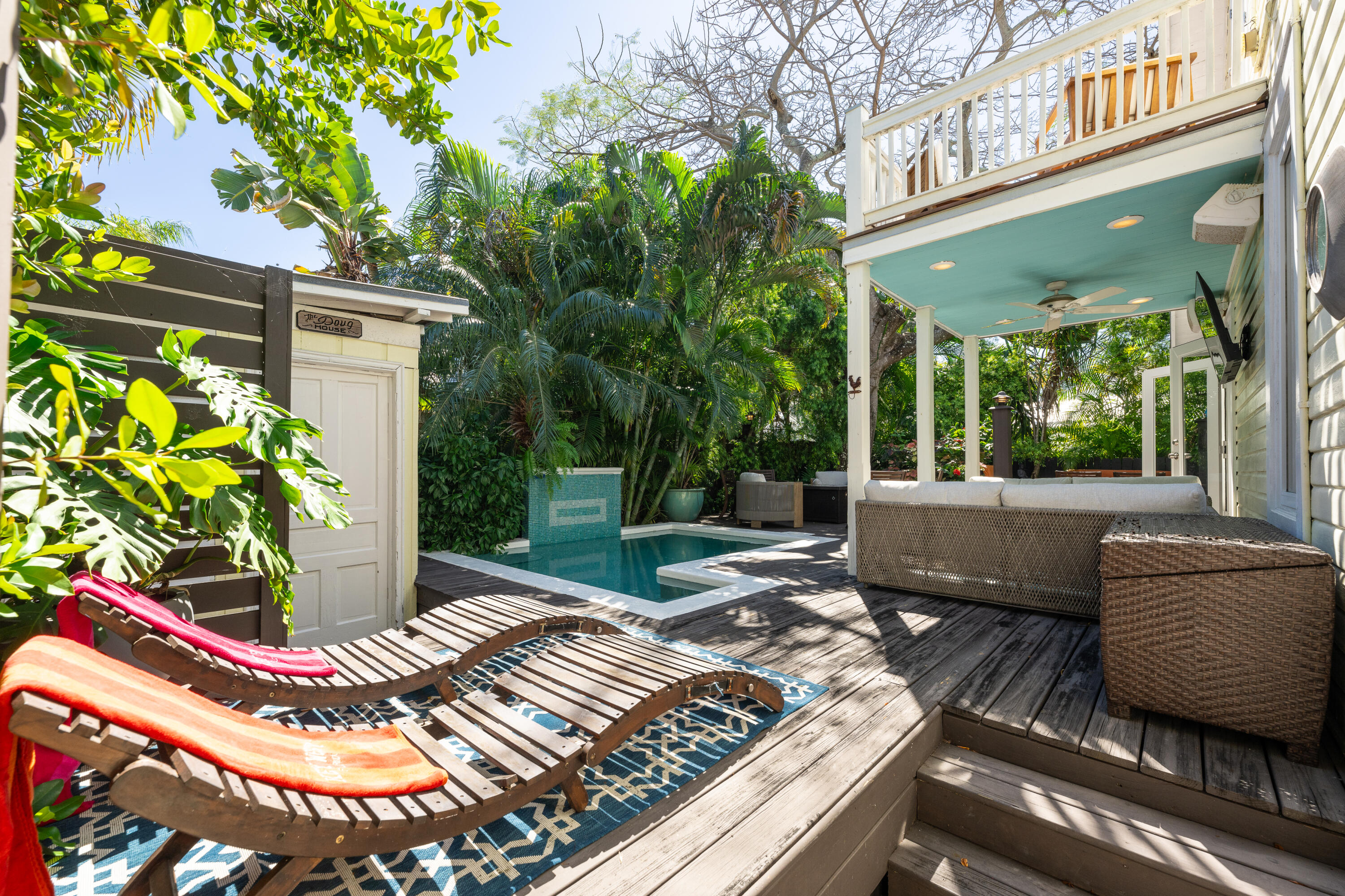 1416 Catherine Street Key West, FL 33040 - Photo 38 of 53 a view of an outdoor sitting area with brick walls