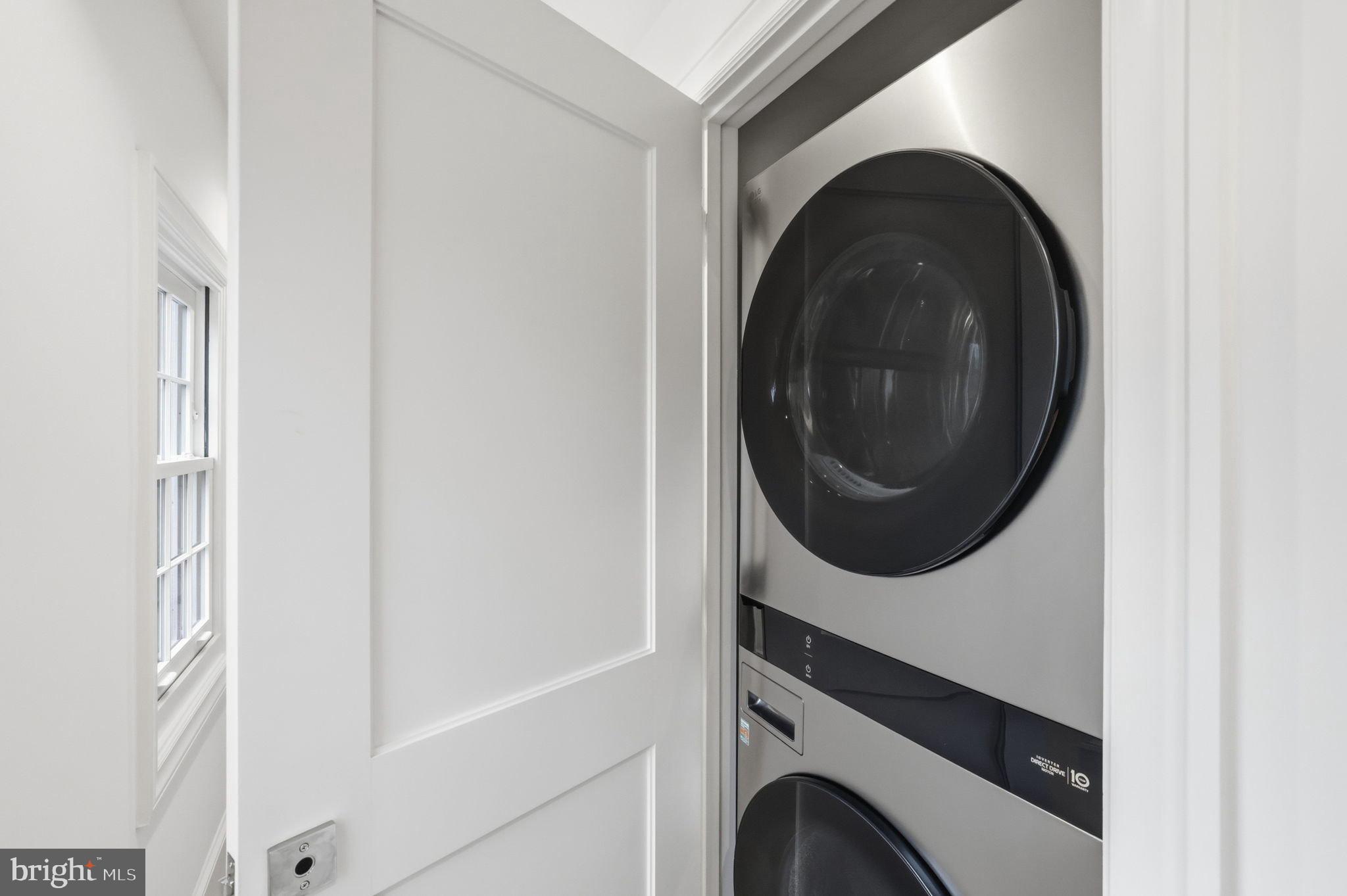 3418 Reservoir Road Northwest Washington, DC 20007 - Photo 24 of 33 a close up view of a washer and dryer