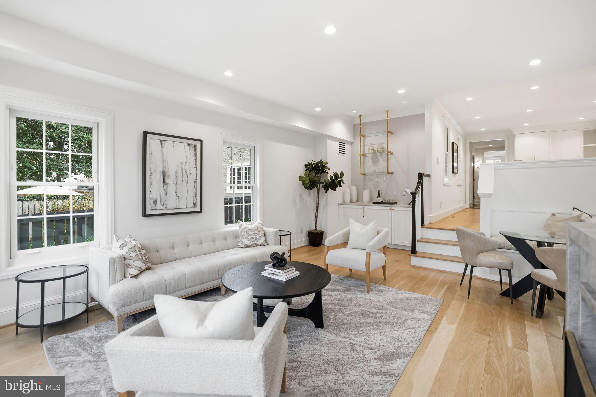 3418 Reservoir Road Northwest Washington, DC 20007 - Photo 8 of 33 a living room with furniture and a table