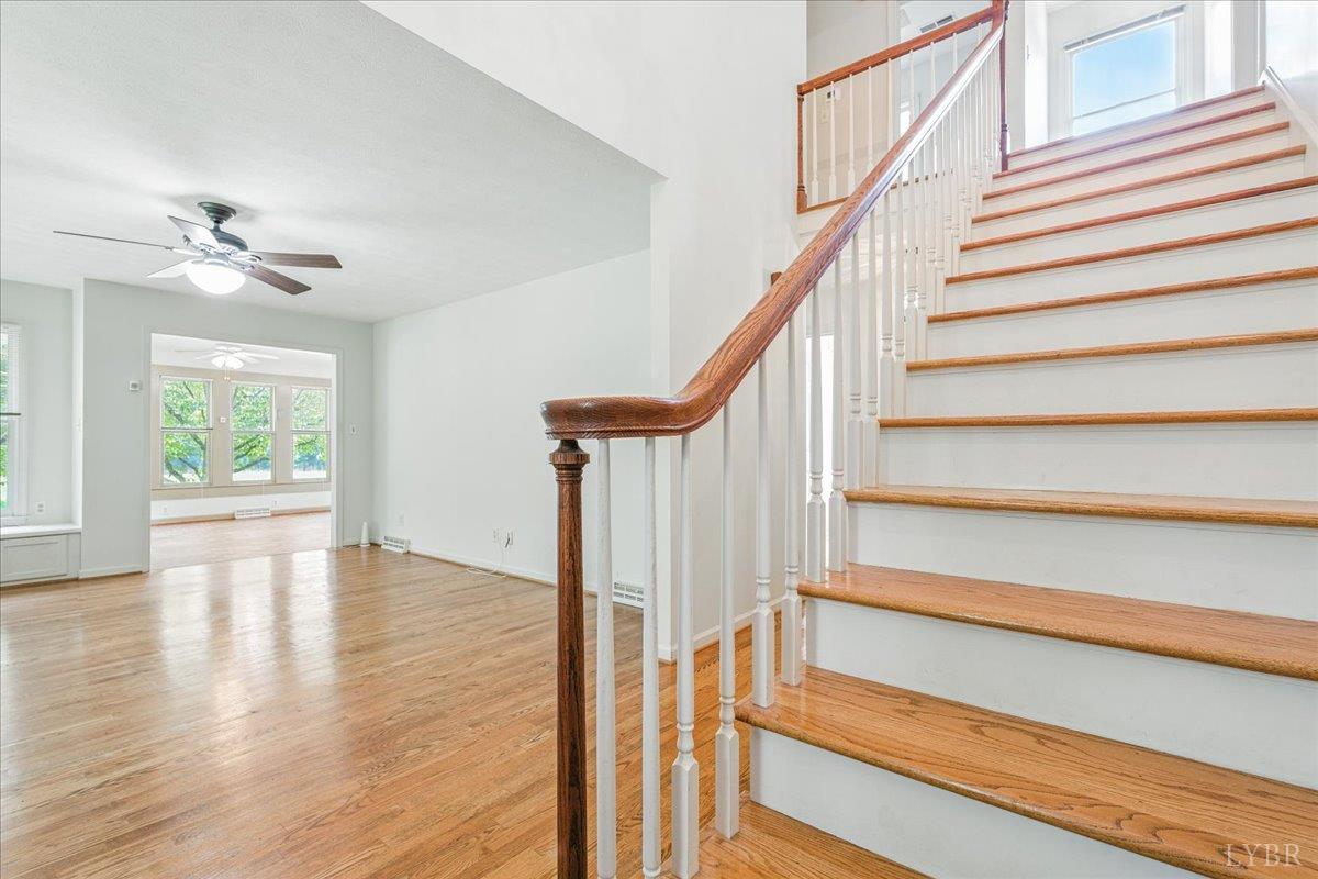 530 Patteson School Road Appomattox, VA 24522 - Photo 6 of 45 a view of entryway and hall with wooden floor