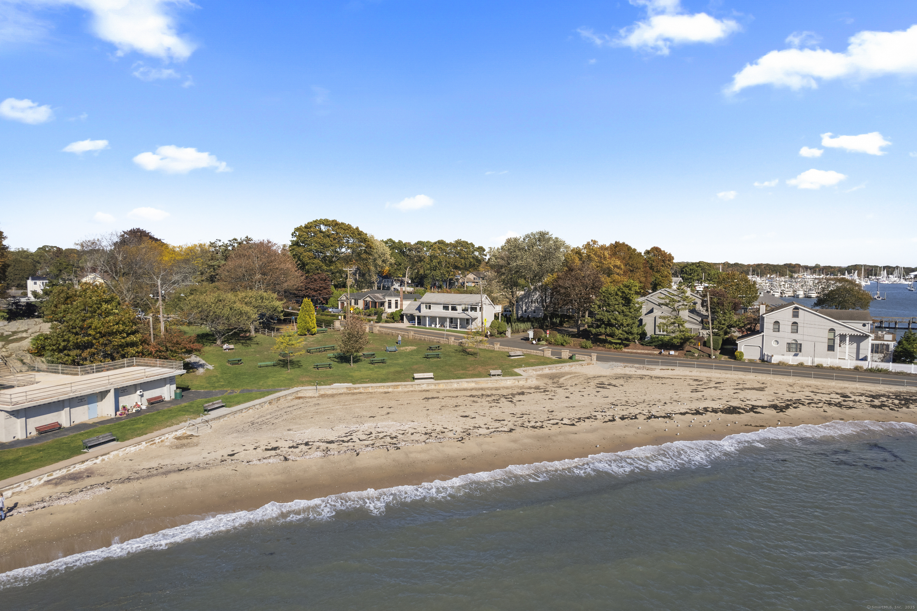 21 Harbor Street Branford, CT 06405 - Photo 2 of 40 a view of a road with a ocean view