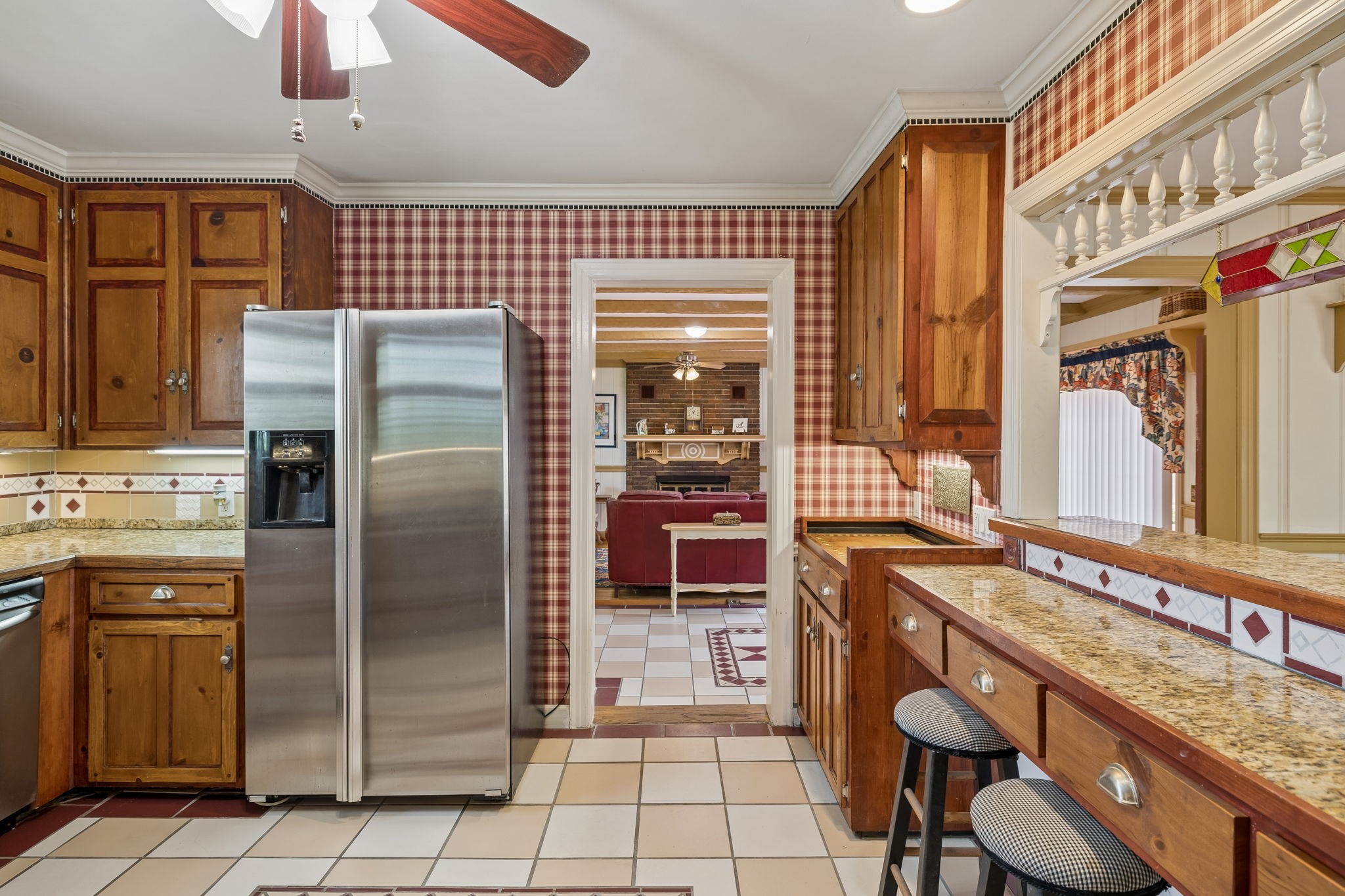 3120 Knobdale Road Nashville, TN 37214 - Photo 20 of 65 a kitchen with stainless steel appliances granite countertop a refrigerator a oven and a stove