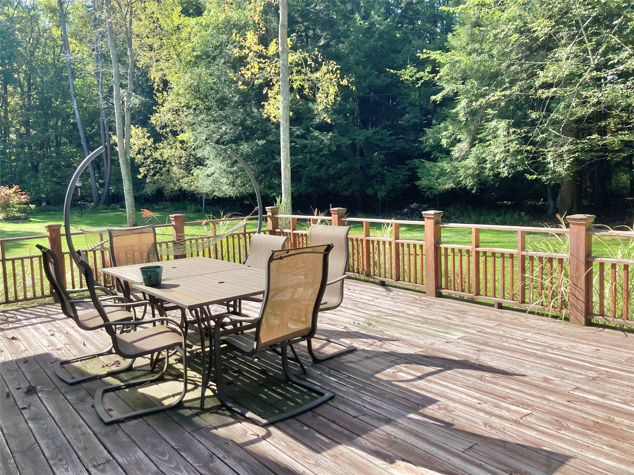 485 Spencer Road Corry, PA 16407 - Photo 41 of 46 Large deck is great for grilling and entertaining or quiet afternoons in a hammock