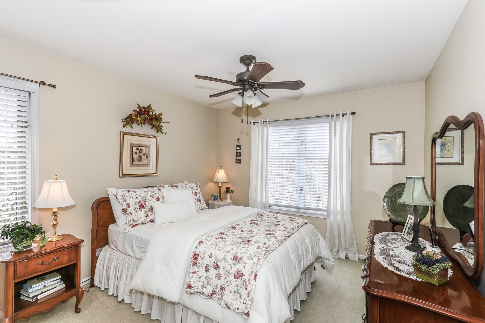 4929 Commonwealth Avenue Western Springs, IL 60558 - Photo 18 of 32 a bedroom with bed and a chandelier