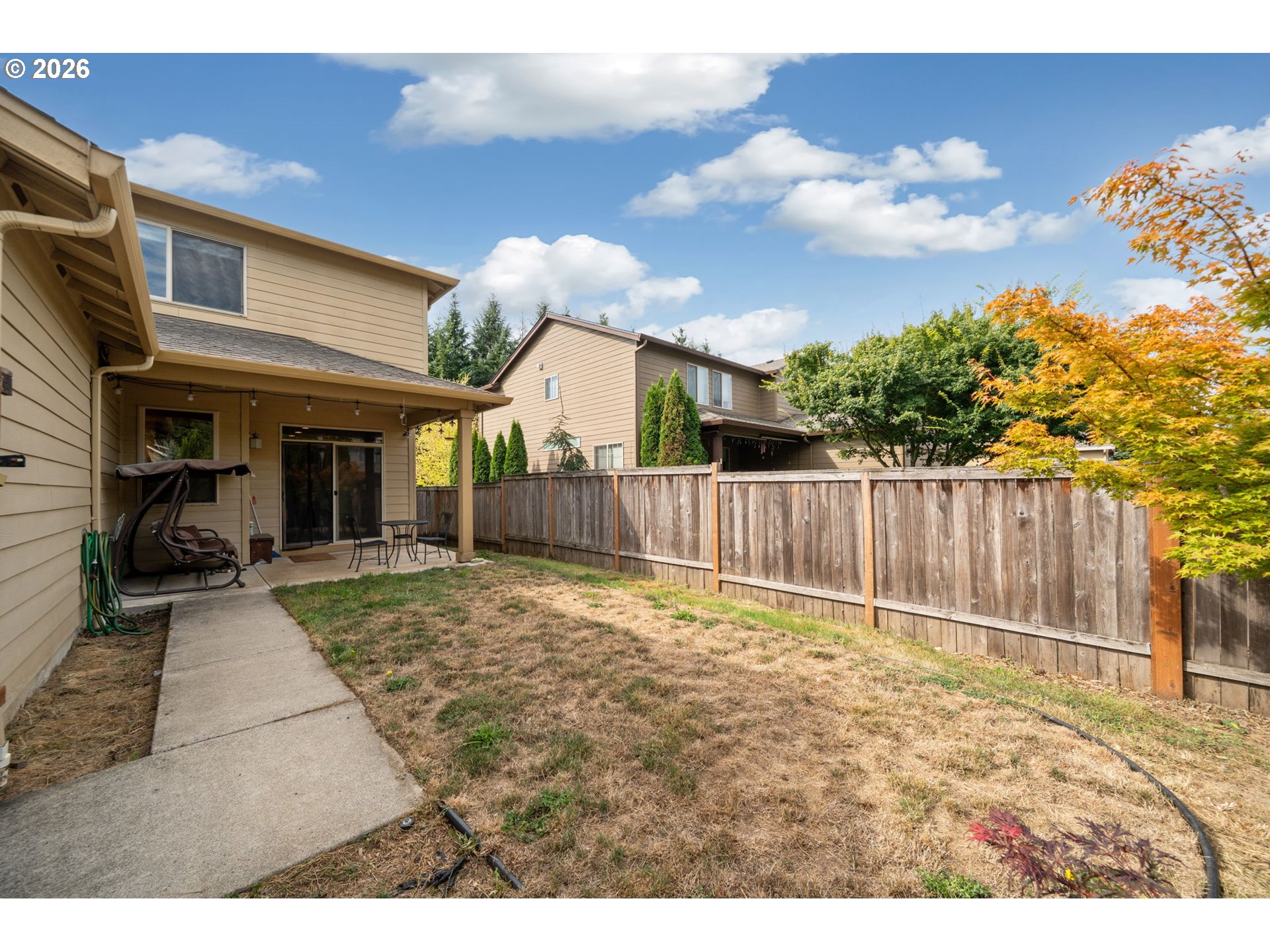 110 Northwest 24th Street Battle Ground, WA 98604 - Photo 19 of 20 a view of a backyard with a fence