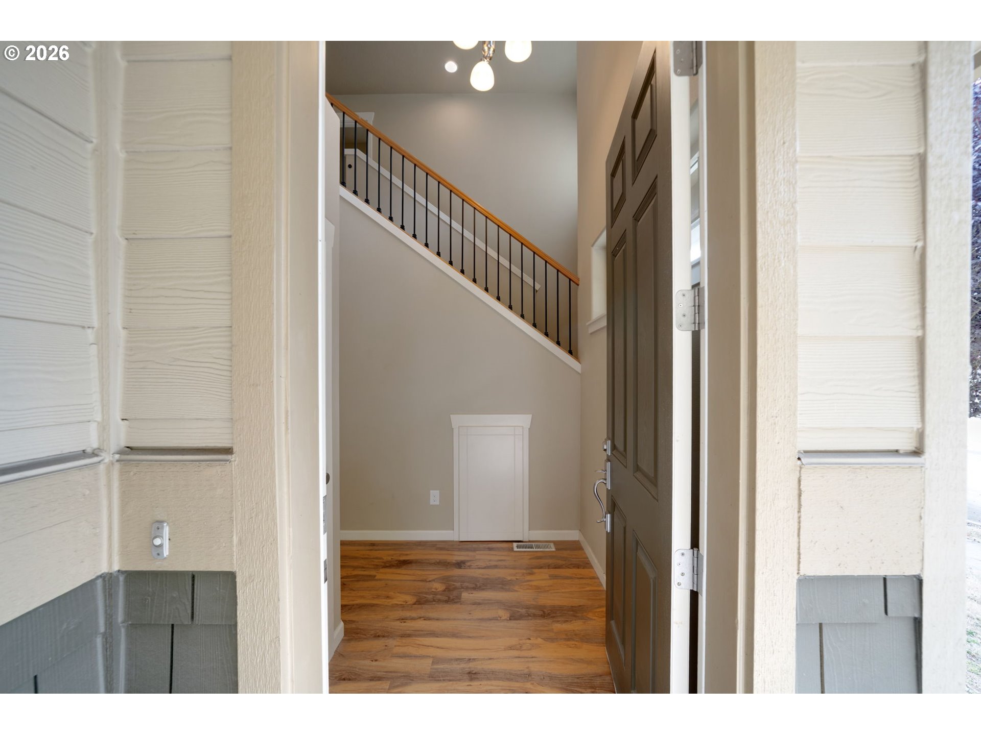 110 Northwest 24th Street Battle Ground, WA 98604 - Photo 3 of 20 a view of an entryway with wooden floor