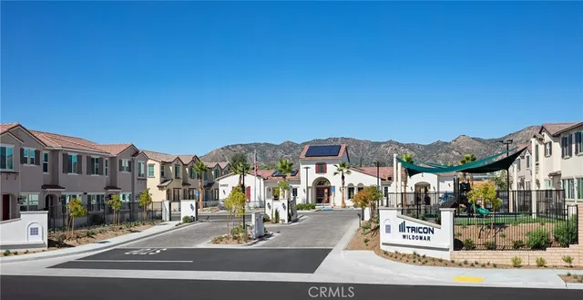 a view of a building with a street