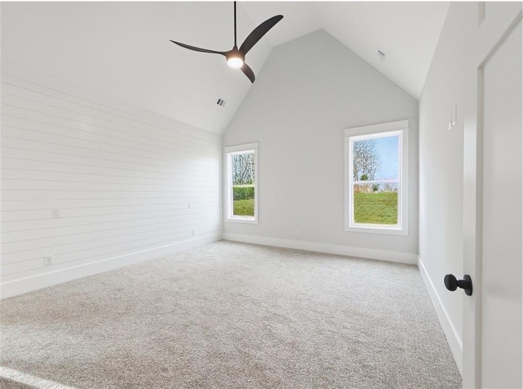 115 Palisade Drive Rydal, GA 30171 - Photo 42 of 74 an empty room with windows and ceiling fan